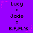 Purple background with repeated text and star decorations in a