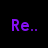 Pixelated text fragments in multiple colors on a black background, with a gray rectangle partially obscuring the lower right.
