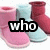 six pixelated boot images with text overlays and symbols changing across frames