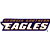 Animated contact sheet showing two frames of a pixelated 'EAGLES' logo and one frame with 'CoolBuddy.com' text on a teal background, all in low-resolution 50x50 icon format.