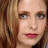 A 48x48 pixel animated contact sheet showing two frames of a 'Buffy the Vampire Slayer' icon with a character portrait on the left and stylized text logo on the right.