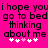 Pixelated text on bright pink background with repeated phrases and heart symbols, animated by changing heart colors.