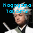 Pixelated image of a person with white hair and swords, with blue text reading 'Nagayama Tokashi!' and three heart symbols.