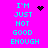 Bright pink background with cyan text reading "I'M JUST HOT GOOD ENOUGH" in two vertical , each containing the same text. A small dark purple heart appears above the left , and a small black starburst appears above the right . The heart and starburst change to a black dotted circle in the lower portion of the image