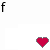 Pixelated heart icons in varying shades of pink and red arranged around scattered letters on a white background with partial text "fading" visible.