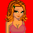 A static contact sheet of an animated icon featuring a pixel-art woman in pajamas with text about wearing cute PJs, displayed on a red background.