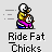 Pixel art of two figures in a dynamic pose with text below, rendered in a retro video game style.