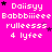 A static image with a bright pink background displaying repeated text and star symbols in white and purple.