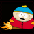 Pixelated animated contact sheet showing two frames of a cartoon character with blue hat, red jacket, and orange gloves holding flames against black background.