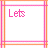 Pixelated text-based animation with pink and orange borders, displaying sequential phrases about turning pages and moving forward.