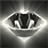 A 4-frame animated contact sheet showing a diamond-shaped eye icon with glowing white outlines and varying internal pupil/iris patterns across frames.