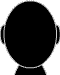Six black silhouette heads with white outlines on gray background, showing sequential facial feature changes from blank to detailed expression.