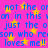 A static image with bright pink background, yellow stars, and blue text repeating 'not the or not the on in this son who reon who loves me!! loves me!!'