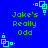Blue background with green text reading "Jake's Really Odd" and light blue square-shaped pixel art elements scattered across the image.