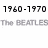 Pixelated black text on white background reads '1960-1970' above 'The BEATLES' with partial lettering.