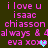 Pixelated text in pink and cyan on dark green background with two heart symbols, repeated across multiple