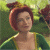 A split-frame contact sheet showing a pixelated character on the left and green text on a dark background on the right, both from an animated buddy icon.