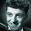 nine vintage-style images featuring a man with an eyepatch, band members in striped shirts, and text reading 'Johnny Kidd' on a green background