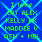 Blue background with light blue diamond lattice pattern, green text reading "I love CAT ALEX KELLY KK MADDIE V ASH + MEL" repeated twice in a