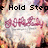 A pixelated image with partial text overlays and repeated pink floral patterns on a blurred background.