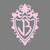 A static buddy icon featuring a pink crest with 'JB' monogram, two celebrity portraits, and text reading 'jonas brothers for life'.
