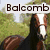 A pixelated collage of horse images with text overlays reading "Balcomb Stables" and "Rawr!" in various positions.