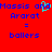 Red background with blue pixelated text reading "Massis and Ararat = ballers" in two identical side-by-side , each containing a cyan cursor-like symbol