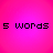 pink and magenta squares with white text displaying 'time', 'love', 'with', and 'you' in cursive script, some words repeated