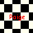 Four distinct black-and-white checkered patterns with red text 'Poige' overlaid on each section, displayed in a
