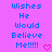 Pixelated text on a pink background with blue letters and a small heart symbol.
