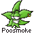 Green cartoon leaf character with white mouth and black eyes, displayed in a with text labels below each instance