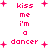 Pixelated pink text and plus symbols on white background, with visible animation changes in letter shapes across observations.