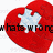 Red heart-shaped icon with white puzzle piece, displaying sequential text: 'whats wrong', 'babe...', 'didnt give', 'you enough attention?'.