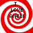 Four identical red and white spiral patterns with black text reading "I LOVE ANGIE" arranged in a