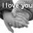 Black-and-white image of hands forming a heart shape with text overlays reading "I love you But......" and "You Love Her".