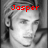 A black-and-white photo of a person with long hair appears in four , with red text labels above each