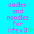 Pixelated text 'oodles and noodles for life<3' with green heart symbols on a bright cyan background, repeated in a pattern
