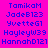 six and two displays six distinct names in blue pixelated text on a bright pink background, with one highlighted in cyan