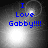 Blue text reading "I Love Gabby!!!!" on a grayscale background with shifting light effects.