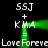A black background displays white text and green pixelated lines forming a symmetrical pattern with repeated phrases.
