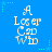 Blue background with light blue stars and dotted lines, featuring repeated white text 'A Loser Cao Wud' in a pixelated style.