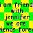 Pixelated text on a green and yellow checkered background with repeated phrases about friendship.