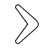 A pixelated right-pointing arrow with a white fill and dark gray outline on a light gray background.