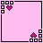 A 5x5 contact sheet of animated AIM buddy icon frames showing a pink-themed sequence with hearts and evolving text phrases like "you," "mean," "more," and "me" across multiple states.