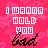 Pixelated text "I WANNA HOLD YOU" on pink background with four variations of a signature graphic below.