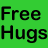 Animated contact sheet of a green background icon with repeated text and pink heart animations across 8 frames.