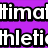 Pixelated text on a split background with purple, blue, cyan, and gray sections.