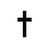 Pixelated cross and text 'Jesus Freak' displayed in a split- layout with black-and-white contrast variations