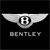 Pixelated grayscale icon featuring a winged 'B' emblem above the word 'BENTLEY' on a black background.