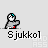 Pixel art animation of two characters with speech bubbles searching for glasses, showing sequential poses and text changes.